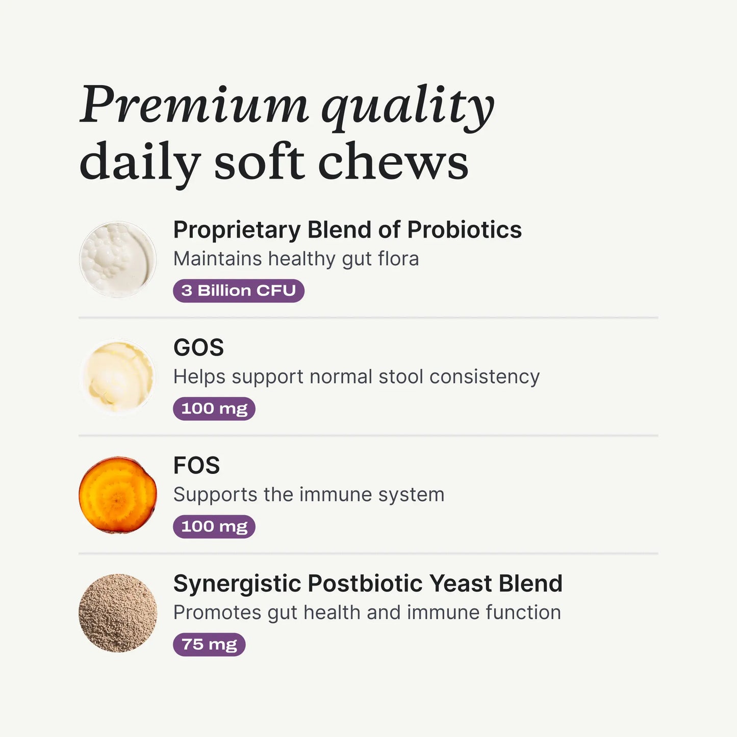 Petlab Co. Probiotics for Dogs Soft Chews for Seasonal Allergies, Gut, and Digestive Health. Vet-Reviewed, Premium-Quality Ingredients - Supplements