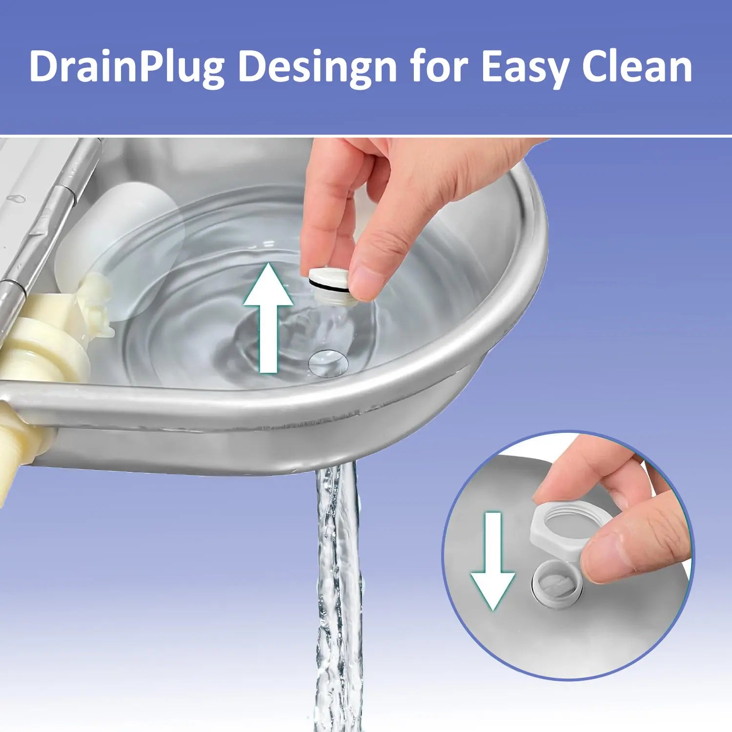 Never Refill Again! Stainless Steel Automatic Dog Waterer Float Valve Bowl - No-Spill Self Filling Large Pet Water Fountain for outside Dogs & Livestock